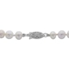 Thumbnail Image 3 of Akoya Cultured Pearl Necklace 14K White Gold 18&quot;