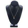 Thumbnail Image 2 of Akoya Cultured Pearl Necklace Diamond Accent 14K Yellow Gold 18&quot;