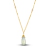 Thumbnail Image 0 of Le Vian Natural Prehnite Necklace Diamond Accents 14K Honey Gold