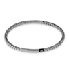 Thumbnail Image 1 of Marco Dal Maso Men's Black Diamond Accent Bracelet Black Enamel/Sterling Silver 8&quot;