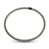 Thumbnail Image 2 of Marco Dal Maso Men's Black Diamond Accent Bracelet Black Enamel/Sterling Silver 8&quot;