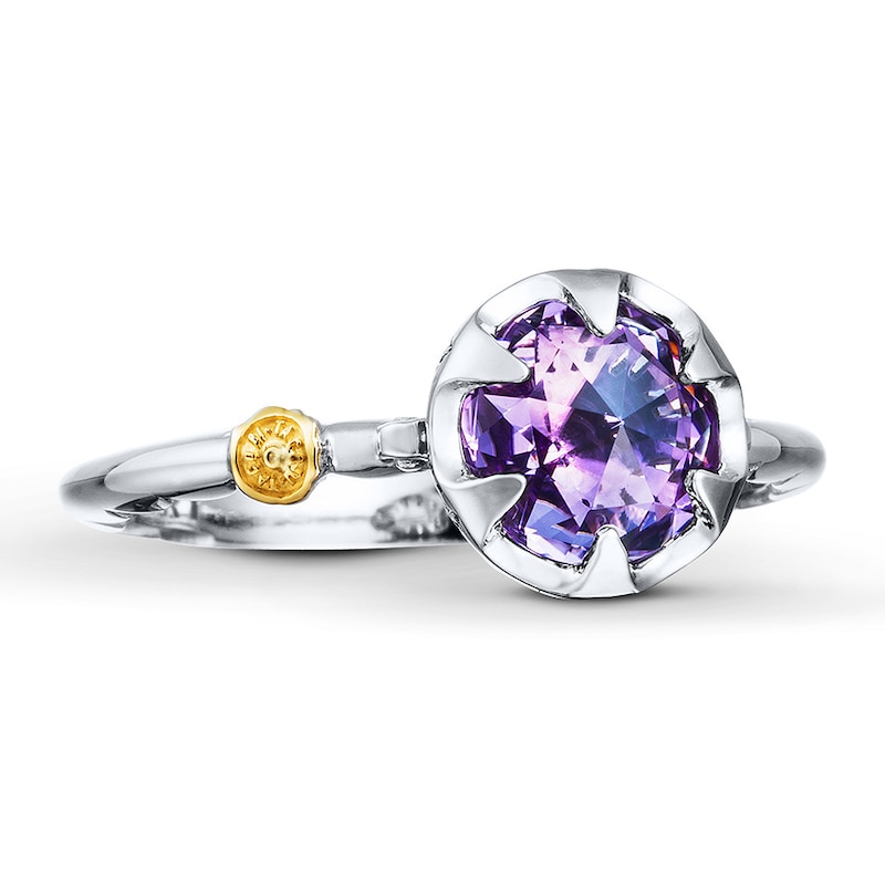 Main Image 1 of Tacori Amethyst Ring Sterling Silver/18K Yellow Gold