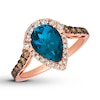 Thumbnail Image 1 of Le Vian Natural Topaz Ring 5/8 ct tw Diamonds 14K Strawberry Gold