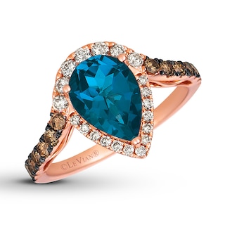 Le Vian Topaz Ring 5/8 ct tw Diamonds 14K Strawberry Gold | Jared