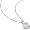 Thumbnail Image 2 of Aquamarine Necklace Sterling Silver