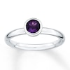 Thumbnail Image 1 of Stackable Amethyst Ring Sterling Silver