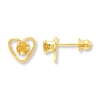 Heart Screw Back Earrings – Littleblingny