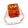 Thumbnail Image 0 of Effy Natural Citrine Ring 1/5 ct tw Diamonds 14K Rose Gold