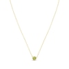 Thumbnail Image 1 of Natural Peridot Necklace 14K Yellow Gold