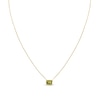 Thumbnail Image 1 of Natural Peridot Necklace 14K Yellow Gold