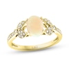 Thumbnail Image 0 of LALI Jewels Natural Opal Ring 1/6 ct tw Diamonds 14K Yellow Gold