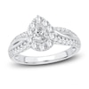 Thumbnail Image 0 of Diamond Engagement Ring 1 ct tw Pear/Round 14K White Gold