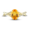 Thumbnail Image 5 of Natural Citrine Ring, Earring & Necklace Set 1/5 ct tw Diamonds 10K Yellow Gold