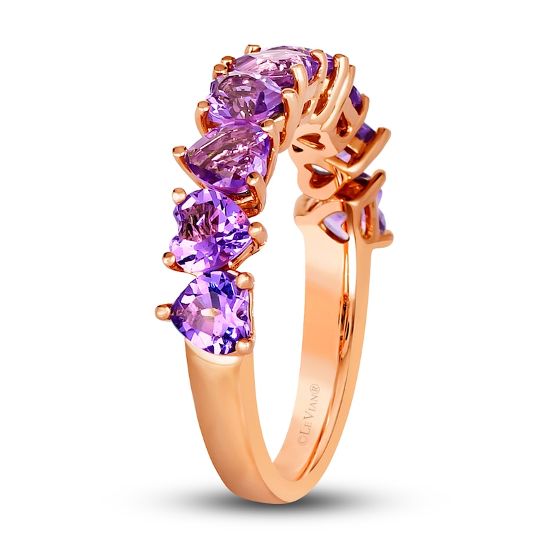 Le Vian Natural Amethyst Ring 14K Strawberry Gold