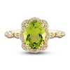 Thumbnail Image 5 of Natural Peridot Ring, Earring & Necklace Set 1/3 ct tw Emerald 10K Yellow Gold