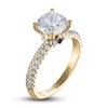 Thumbnail Image 1 of Vera Wang WISH Diamond Engagement Ring 2-1/2 ct tw Round 18K Yellow Gold