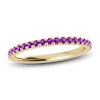 Thumbnail Image 1 of Juliette Maison Natural Amethyst Eternity Ring 10K Yellow Gold