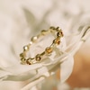 Thumbnail Image 3 of Juliette Maison Natural Emerald Ring 10K White Gold