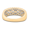 Thumbnail Image 2 of Diamond 3-Row Anniversary Band 1 ct tw Round 14K Yellow Gold