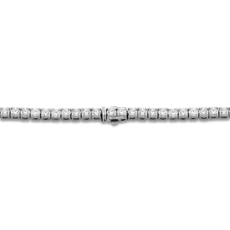 Main Image 2 of Diamond Tennis Necklace 10 ct tw Round 18K White Gold 16&quot;