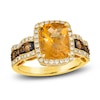 Thumbnail Image 0 of Le Vian Natural Citrine Ring 3/4 ct tw Diamonds 14K Honey Gold