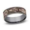 Thumbnail Image 1 of Men's Arrowhead Wedding Band Tantalum/14K Rose Gold 7.5mm