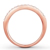 Thumbnail Image 2 of Diamond Contour Anniversary Band 1/4 ct tw Round 14K Rose Gold