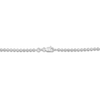 Thumbnail Image 2 of Beaded Chain Necklace 14K White Gold 16&quot; 2.5mm