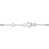 Thumbnail Image 3 of Diamond Station Bracelet 1/8 ct tw Round 14K White Gold 7&quot;