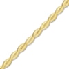 Thumbnail Image 1 of Solid Diamond-Cut Snake Chain Bracelet 14K Yellow Gold 7.25" 2.6mm
