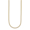 Thumbnail Image 2 of High-Polish Rolo Chain Necklace 24K Yellow Gold 24&quot; 3.0mm