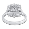 Thumbnail Image 3 of Round & Marquise-Cut Diamond Cluster Ring 1-1/2 ct tw 14K White Gold