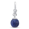 Thumbnail Image 1 of Charm'd by Lulu Frost 10K White Gold 9MM Blue Lab-Created Sapphire Birthstone Charm