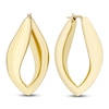 Thumbnail Image 1 of Tapered Twist Hoop Earrings 14K Yellow Gold