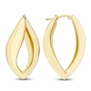 Thumbnail Image 2 of Tapered Twist Hoop Earrings 14K Yellow Gold