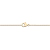 Thumbnail Image 3 of Children's Diamond-Accent Four-Leaf Clover Necklace 14K Yellow Gold 13&quot;