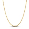 Thumbnail Image 1 of Solid Diamond-Cut Glitter Rope Chain Necklace 2.4mm 14K Yellow Gold 18&quot;