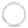 Thumbnail Image 4 of Pnina Tornai Marquise & Round-Cut Diamond Contour Twist Wedding Band 3/8 ct tw 14K White Gold