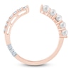 Thumbnail Image 4 of Pnina Tornai Diamond & Cultured Pearl Open Anniversary Ring 1/6 ct tw 14K Rose Gold