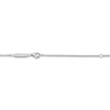 Thumbnail Image 3 of Unspoken Diamond Halo Necklace 1/4 ct tw 14K White Gold 18&quot;