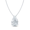 Thumbnail Image 1 of Pnina Tornai Pear-Shaped Lab-Created Diamond Solitaire Necklace 5 ct tw 14K White Gold 18&quot; (VS2/F)