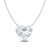 Thumbnail Image 1 of Pnina Tornai Heart-Shaped Lab-Created Diamond Solitaire Necklace 5 ct tw 14K White Gold 18&quot; (VS2/F)