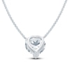 Thumbnail Image 2 of Pnina Tornai Heart-Shaped Lab-Created Diamond Solitaire Necklace 5 ct tw 14K White Gold 18&quot; (VS2/F)