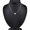 Thumbnail Image 3 of Pnina Tornai Heart-Shaped Lab-Created Diamond Solitaire Necklace 5 ct tw 14K White Gold 18&quot; (VS2/F)