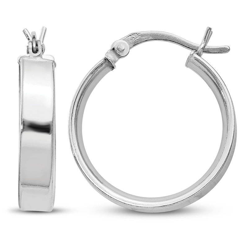 Hoop Earrings Sterling Silver 20mm