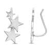 Thumbnail Image 1 of Graduating Stars Climber Earrings Sterling Silver