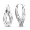 Thumbnail Image 1 of Twisted Hoop Earrings Sterling Silver