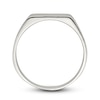 Thumbnail Image 1 of Solid Back Signet Ring Sterling Silver