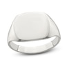 Thumbnail Image 1 of Solid Back Signet Ring Sterling Silver