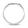 Thumbnail Image 1 of Solid Back Signet Ring Sterling Silver